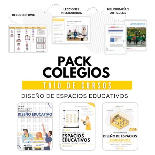 Trío Pack Arquitectura Educativa